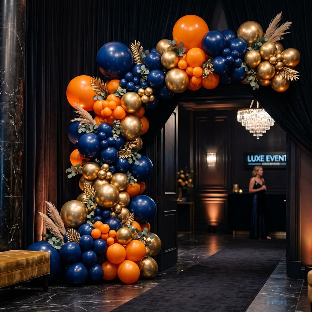 Luxury Balloon Art Background